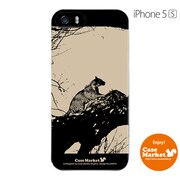 iPhone5s-YCM2P0443-78 [オリジナルデザイン apple iPhone5s アイフォン5s ケース (サバンナ チーター ゴールドプレート)]