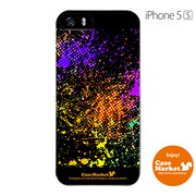 iPhone5s-YCM2P0446-78 [オリジナルデザイン apple iPhone5s アイフォン5s ケース (Smash Paint Graphics - Smash Purple)]