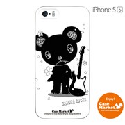 iPhone5s-YCM2P0479-78 [オリジナルデザイン apple iPhone5s アイフォン5s ケース (メロイックベア サイコパス & ギター - A)]