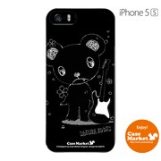 iPhone5s-YCM2P0480-78 [オリジナルデザイン apple iPhone5s アイフォン5s ケース (メロイックベア サイコパス & ギター - B)]