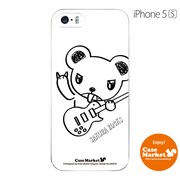 iPhone5s-YCM2P0482-78 [オリジナルデザイン apple iPhone5s アイフォン5s ケース (メロイックベア サイコパス & ギター - D)]