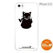 iPhone5s-YCM2P0485-78 [オリジナルデザイン apple iPhone5s アイフォン5s ケース (メロイックキャット サイコパス & アップル - A)]