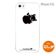 iPhone5s-YCM2P0486-78 [オリジナルデザイン apple iPhone5s アイフォン5s ケース (メロイックキャット サイコパス & アップル - B)]