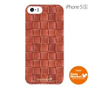 iPhone5s-YCM2P0521-78 [オリジナルデザイン apple iPhone5s アイフォン5s ケース (クロスレザー パターン レッド)]