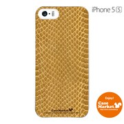 iPhone5s-YCM2P0524-78 [オリジナルデザイン apple iPhone5s アイフォン5s ケース (ヘビ柄 イエローミックス)]