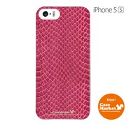 iPhone5s-YCM2P0527-78 [オリジナルデザイン apple iPhone5s アイフォン5s ケース (ヘビ柄 レッドミックス)]