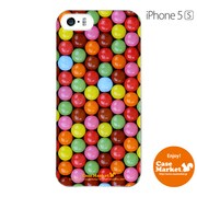iPhone5s-YCM2P0561-78 [オリジナルデザイン apple iPhone5s アイフォン5s ケース (チョコ&ボール)]