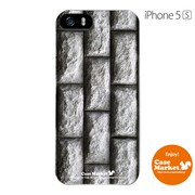 iPhone5s-YCM2P0575-78 [オリジナルデザイン apple iPhone5s アイフォン5s ケース (レンガ パターン ダーククラック B)]
