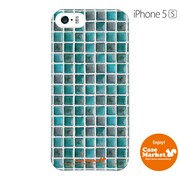 iPhone5s-YCM2P0584-78 [オリジナルデザイン apple iPhone5s アイフォン5s ケース (スウェーデン タイル エメラルド)]