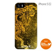 iPhone5s-YCM2P0597-78 [オリジナルデザイン apple iPhone5s アイフォン5s ケース (ゴールドドラゴン 金龍)]