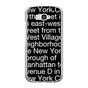 オリジナルデザイン docomo N-06E MEDIAS X ケース (NewYork Typography ブラック) N-06E-YCM2P0091-78