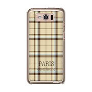 P-03E-YCM2P0128-78 [オリジナルデザイン docomo P-03E ELUGA P ケース (チェック柄コレクション Paris)]