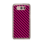 オリジナルデザイン docomo P-03E ELUGA P ケース (ピンク ストライプ ライン) P-03E-YCM2P0411-78