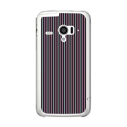 SH-06E-YCM2P0180-78 [オリジナルデザイン docomo SH-06E AQUOS PHONE ZETA ケース (Stripe Pattern Micro Line ダブル)]