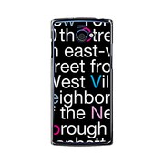 オリジナルデザイン docomo SH-07E AQUOS PHONE si ケース (NewYork Typography) SH-07E-YCM2P0001-78