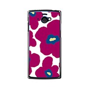 SH-07E-YCM2P0024-78 [オリジナルデザイン docomo SH-07E AQUOS PHONE si ケース (ルーズフラワーコレクション ダークパープル)]