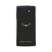 SH-07E-YCM2P0035-78 [オリジナルデザイン docomo SH-07E AQUOS PHONE si ケース (ショボーン on カーボーン(´・ω・`))]