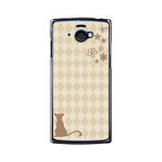 SH-07E-YCM2P0055-78 [オリジナルデザイン docomo SH-07E AQUOS PHONE si ケース (クリーム & ワラビー)]