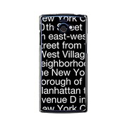 オリジナルデザイン docomo SH-07E AQUOS PHONE si ケース (NewYork Typography ブラック) SH-07E-YCM2P0091-78