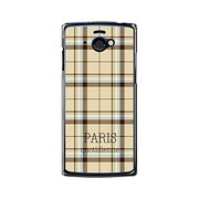 SH-07E-YCM2P0128-78 [オリジナルデザイン docomo SH-07E AQUOS PHONE si ケース (チェック柄コレクション Paris)]