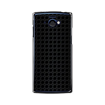 SH-07E-YCM2P0235-78 [オリジナルデザイン docomo SH-07E AQUOS PHONE si ケース (アイアンブラック)]