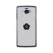 SH-07E-YCM2P0240-78 [オリジナルデザイン docomo SH-07E AQUOS PHONE si ケース (ブラックスターフラワー B)]