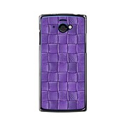 SH-07E-YCM2P0523-78 [オリジナルデザイン docomo SH-07E AQUOS PHONE si ケース (クロスレザー パターン パープル)]