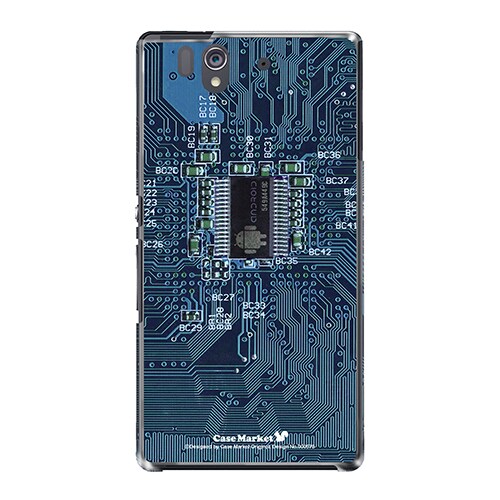SO-02E-YCM2P0005-78 [オリジナルデザイン docomo SO-02E Xperia Z ケース (サイバーアンドロイド)]