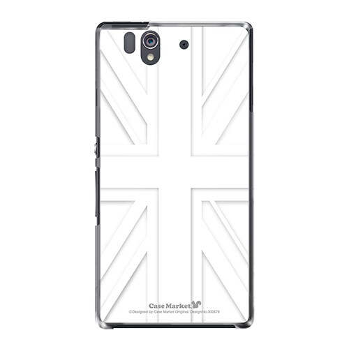 SO-02E-YCM2P0006-78 [オリジナルデザイン docomo SO-02E Xperia Z ケース (ユニオンジャックコレクション ホワイト)]