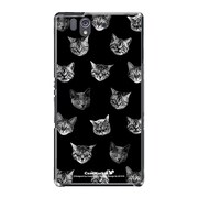 SO-02E-YCM2P0019-78 [オリジナルデザイン docomo SO-02E Xperia Z ケース (キャットドット)]