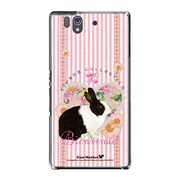 SO-02E-YCM2P0029-78 [オリジナルデザイン docomo SO-02E Xperia Z ケース (ロマンティックラビット)]