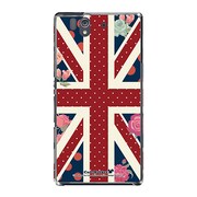 SO-02E-YCM2P0031-78 [オリジナルデザイン docomo SO-02E Xperia Z ケース (ユニオンジャックコレクション Old Glory)]