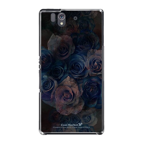 SO-02E-YCM2P0048-78 [オリジナルデザイン docomo SO-02E Xperia Z ケース (ローズクロス)]