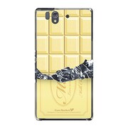 SO-02E-YCM2P0067-78 [オリジナルデザイン docomo SO-02E Xperia Z ケース (板チョココレクション ホワイト)]