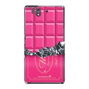 SO-02E-YCM2P0069-78 [オリジナルデザイン docomo SO-02E Xperia Z ケース (板チョココレクション ストロベリー)]