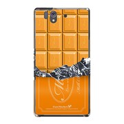 SO-02E-YCM2P0070-78 [オリジナルデザイン docomo SO-02E Xperia Z ケース (板チョココレクション メロン)]