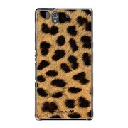 SO-02E-YCM2P0073-78 [オリジナルデザイン docomo SO-02E Xperia Z ケース (チーター柄 ゴールド)]
