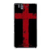 SO-02E-YCM2P0079-78 [オリジナルデザイン docomo SO-02E Xperia Z ケース (イングランド・ブラック)]