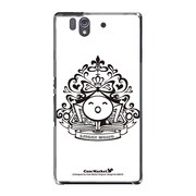 SO-02E-YCM2P0084-78 [オリジナルデザイン docomo SO-02E Xperia Z ケース (エンブレムホモォ)]