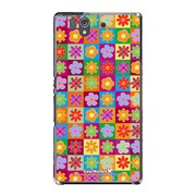 SO-02E-YCM2P0090-78 [オリジナルデザイン docomo SO-02E Xperia Z ケース (60'sフラワー)]
