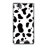 SO-02E-YCM2P0096-78 [オリジナルデザイン docomo SO-02E Xperia Z ケース (ダルメシアン柄)]