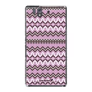 SO-02E-YCM2P0101-78 [オリジナルデザイン docomo SO-02E Xperia Z ケース (北欧柄 ウィンターピンク)]