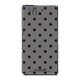 SO-02E-YCM2P0104-78 [オリジナルデザイン docomo SO-02E Xperia Z ケース (Dot Pattern グレー & ブラック)]