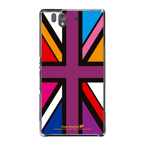 SO-02E-YCM2P0106-78 [オリジナルデザイン docomo SO-02E Xperia Z ケース (ユニオンジャックコレクション Vivid)]