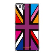 SO-02E-YCM2P0106-78 [オリジナルデザイン docomo SO-02E Xperia Z ケース (ユニオンジャックコレクション Vivid)]