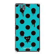 SO-02E-YCM2P0115-78 [オリジナルデザイン docomo SO-02E Xperia Z ケース (Dot Pattern マウスミント)]