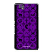 SO-02E-YCM2P0120-78 [オリジナルデザイン docomo SO-02E Xperia Z ケース (アラカルト パープル)]