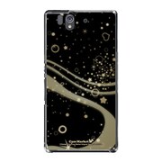 SO-02E-YCM2P0123-78 [オリジナルデザイン docomo SO-02E Xperia Z ケース (スターライトプラチナム)]