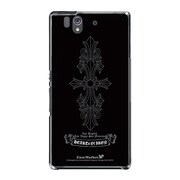 SO-02E-YCM2P0133-78 [オリジナルデザイン docomo SO-02E Xperia Z ケース (シルバー・チャリオッツ)]