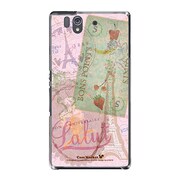 SO-02E-YCM2P0142-78 [オリジナルデザイン docomo SO-02E Xperia Z ケース (パリストラベラー)]